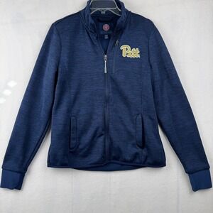 Pitt Panthers GIII Sports by Carl Banks Jacket Full Zip Up Blue Womens‎ XL